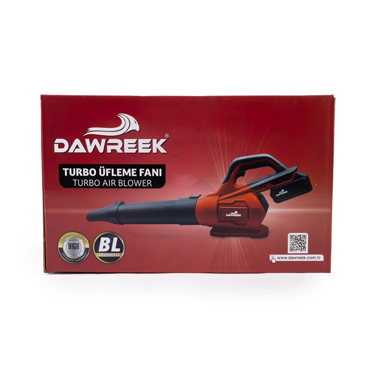 Dawreek Şarjlı Turbo Hava Üfleme Fanı Kırmızı