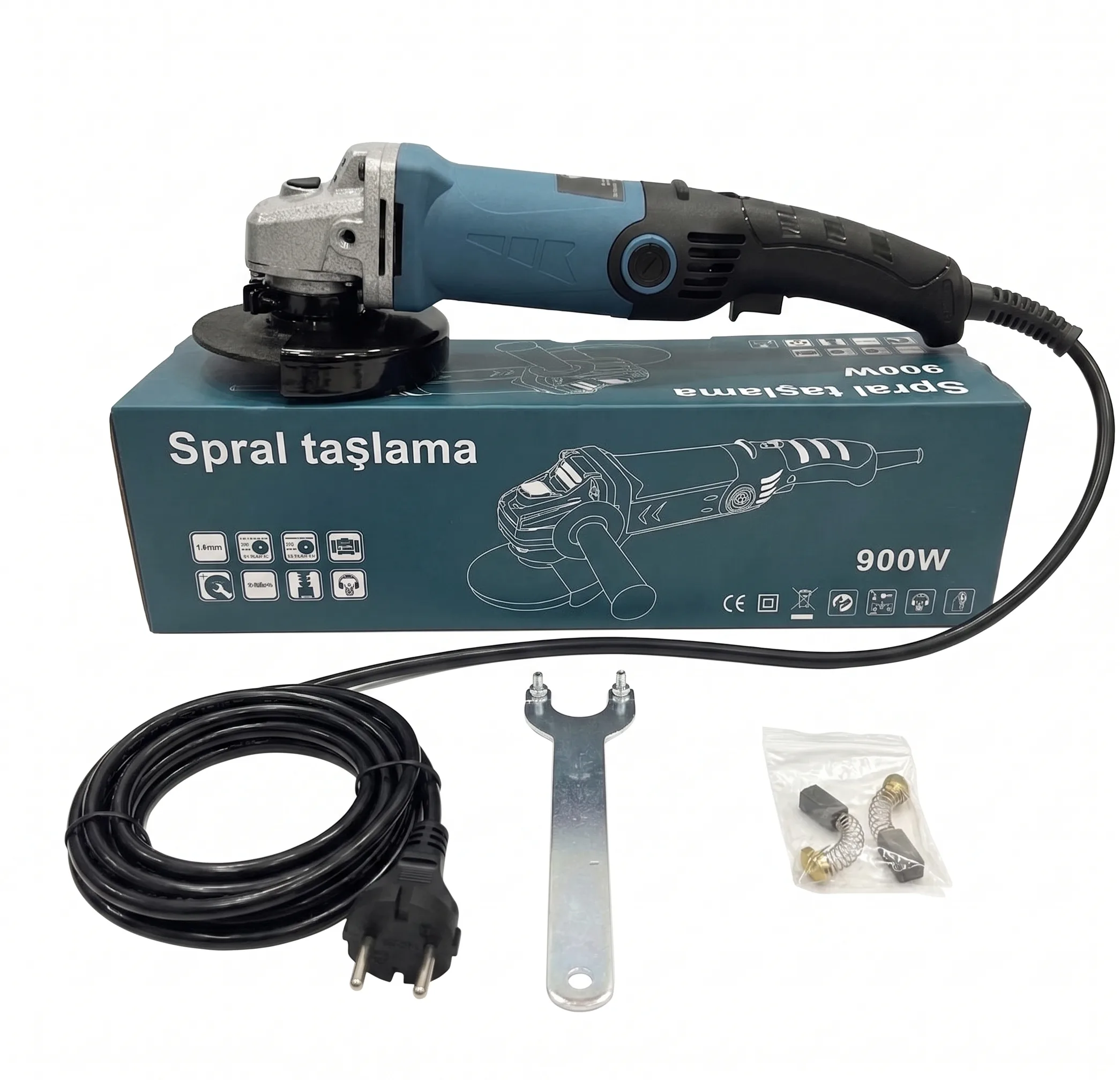 BN5 Spiral Avuç Taşlama Makinesi 900W Devir Ayarlı
